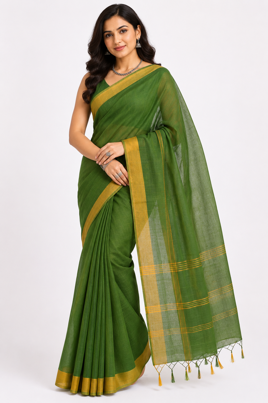 Golden Par Handloom Saree