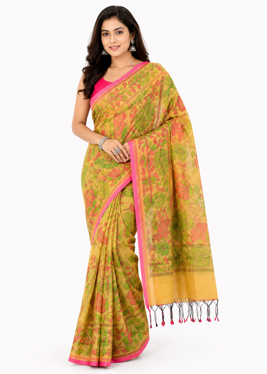 Printed Handloom Saree