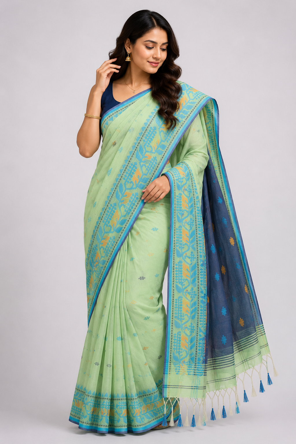 Neelanjana Handloom Saree