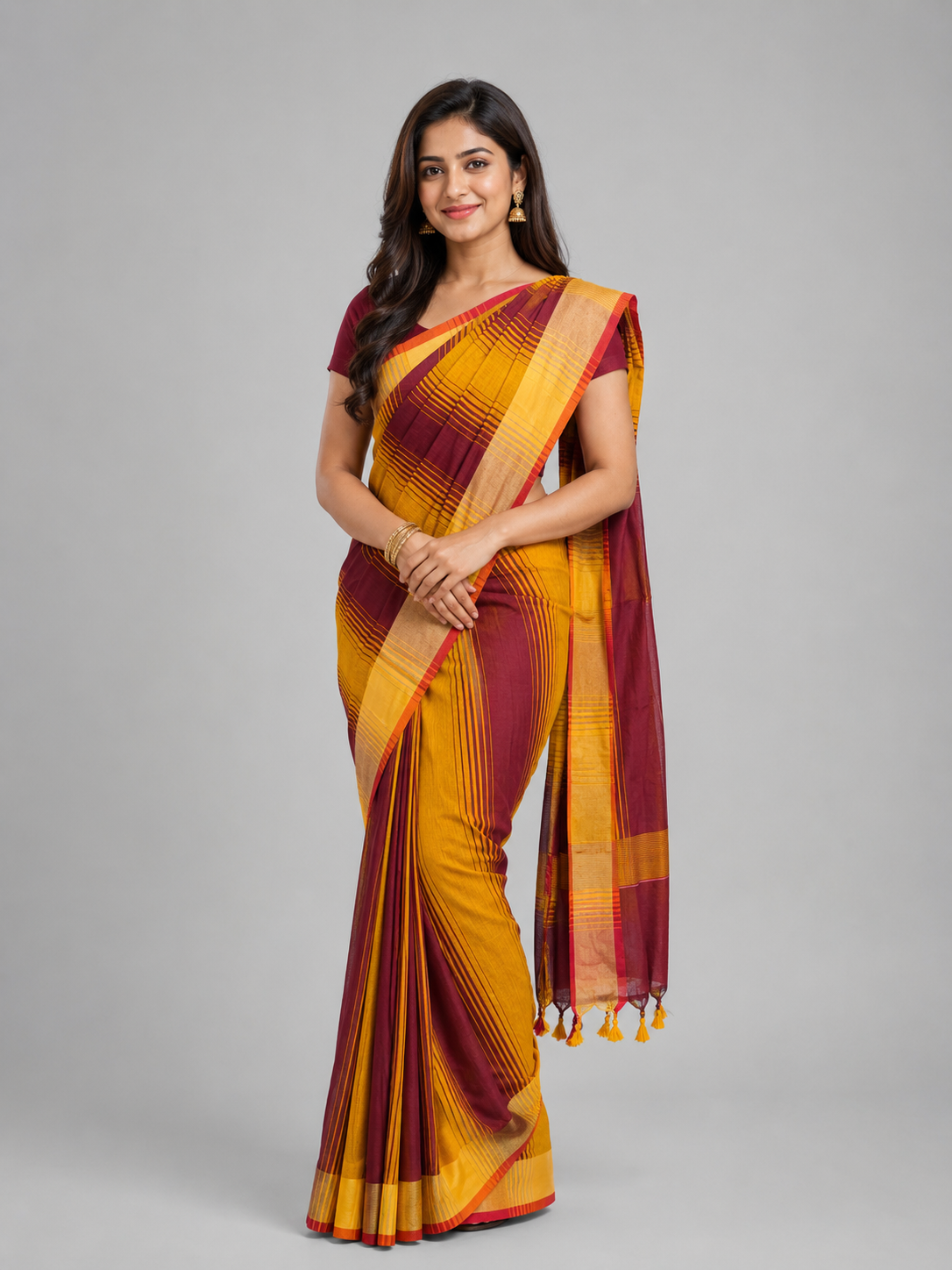 Ikkat Handloom Saree