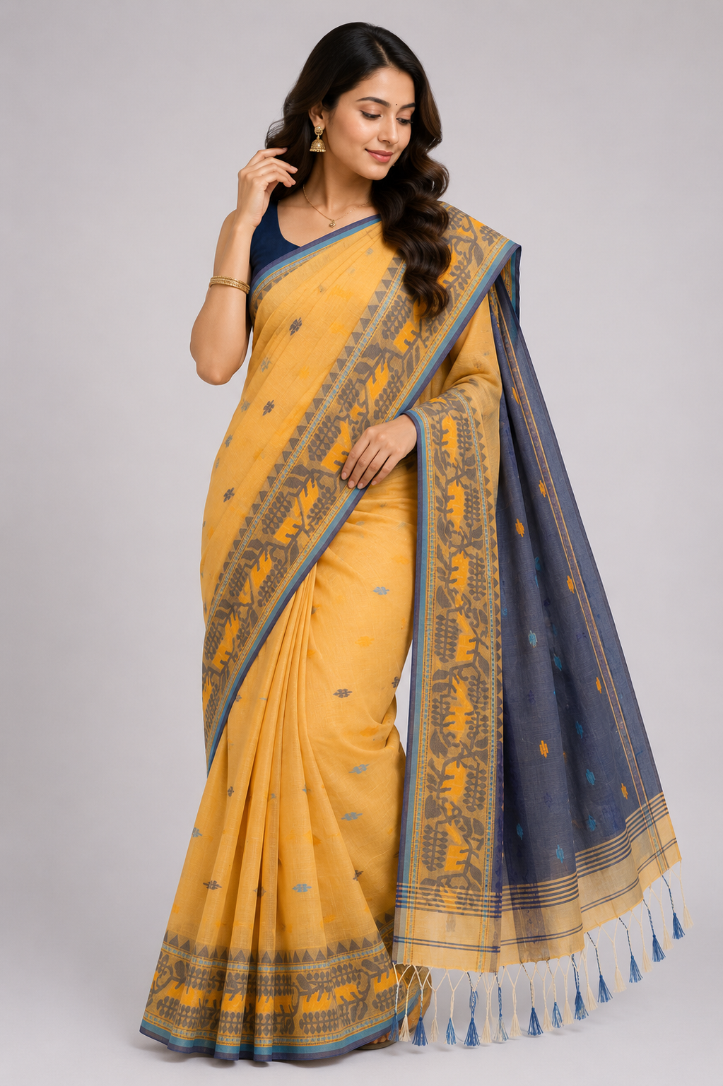 Neelanjana Handloom Saree