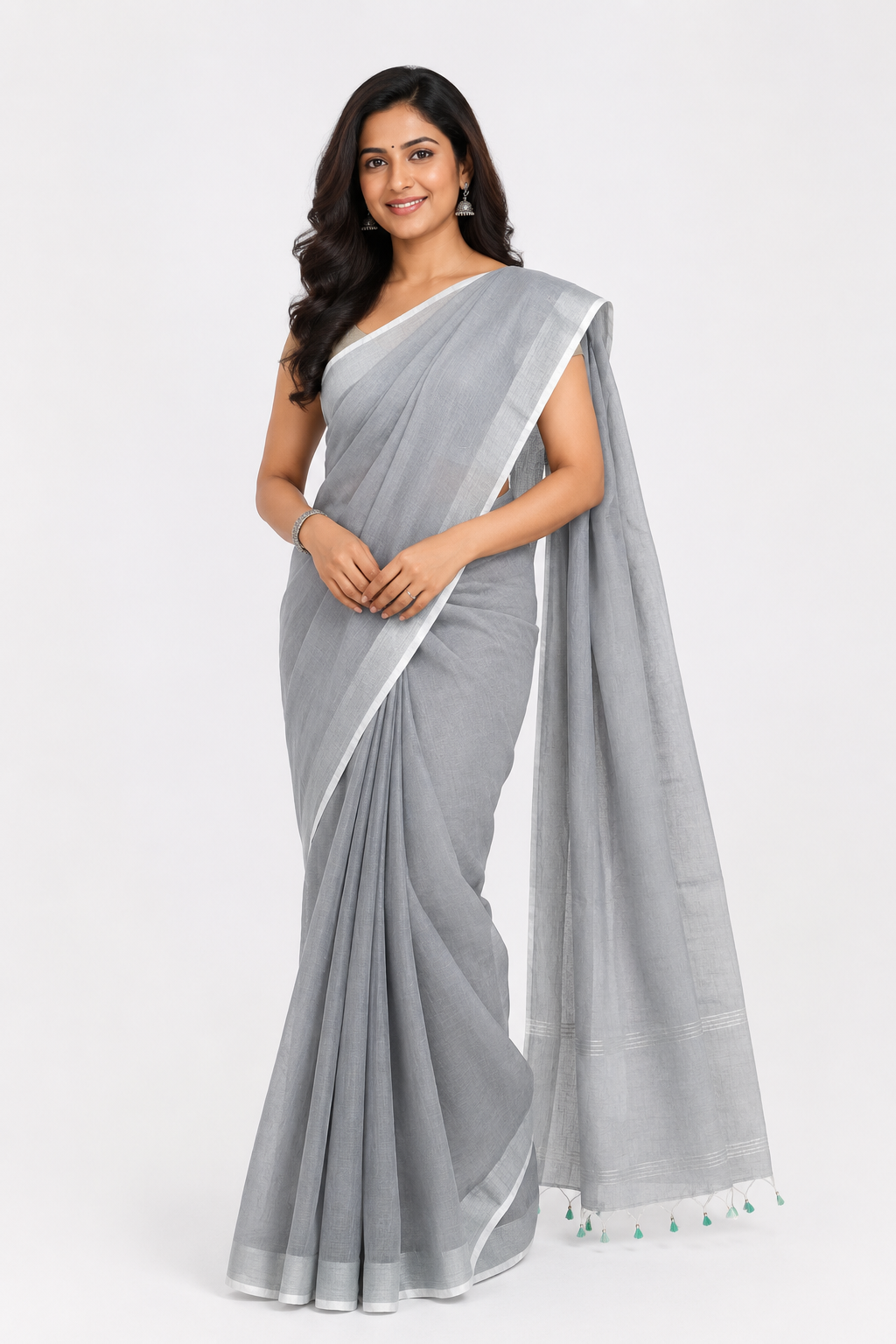  Plane Handloom Saree