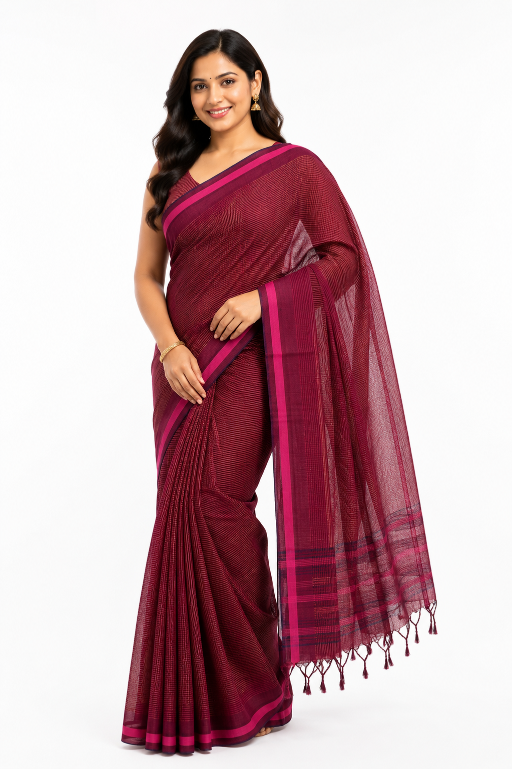 Zari Khadi Handloom Saree