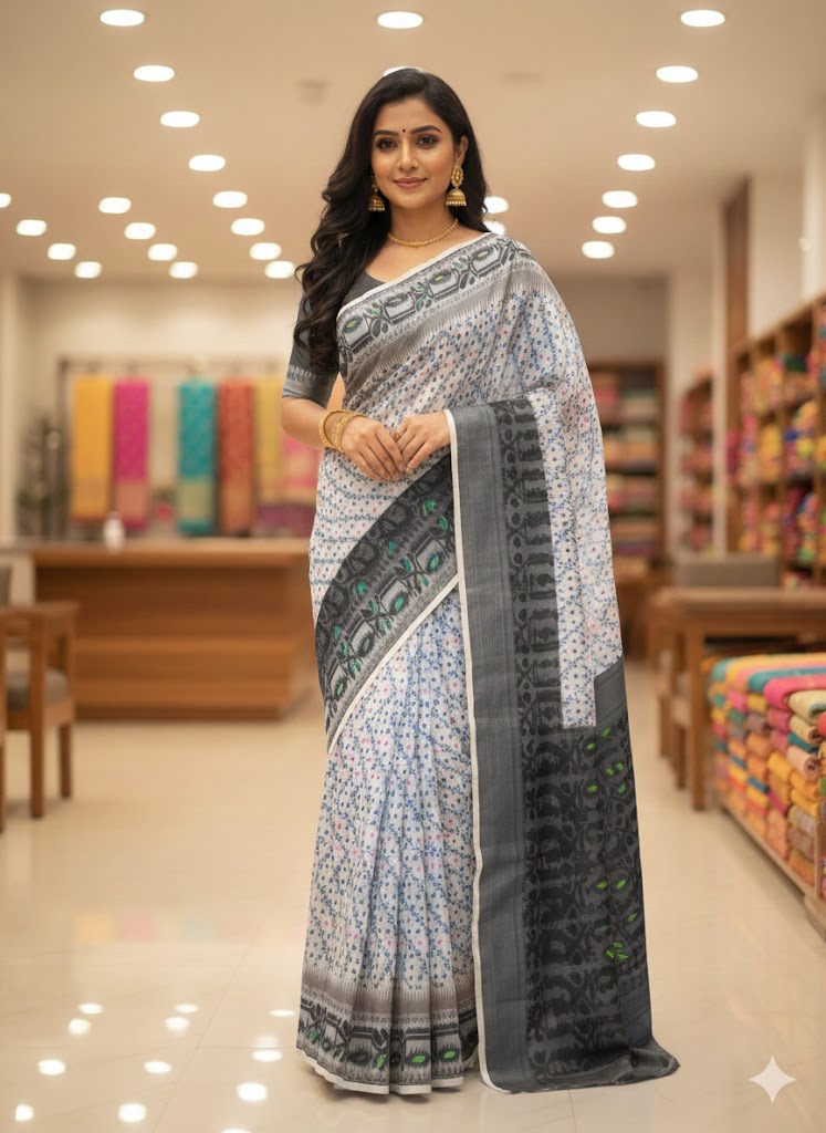 Elegant Printed Saree