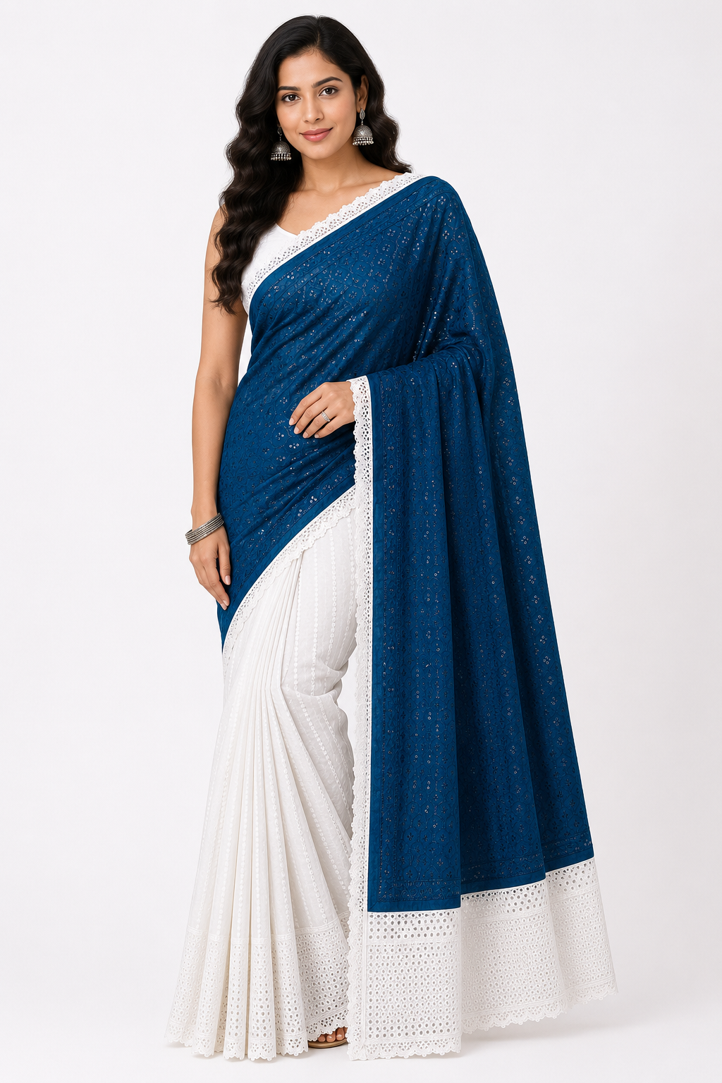 Chikon kary Saree