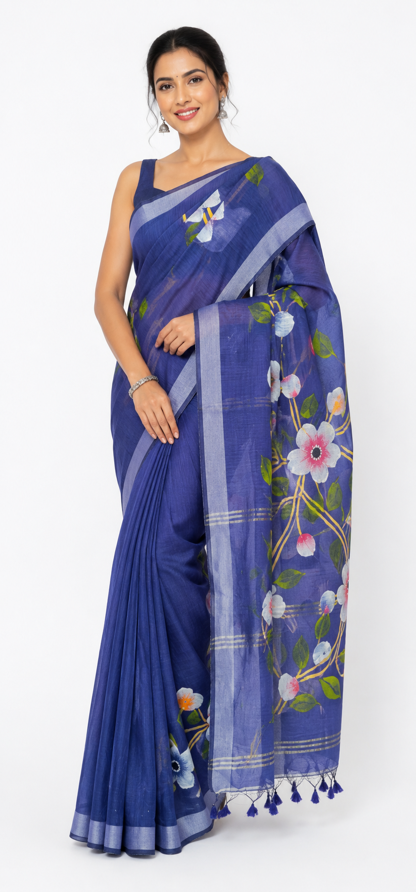 Handprint Handloom Saree