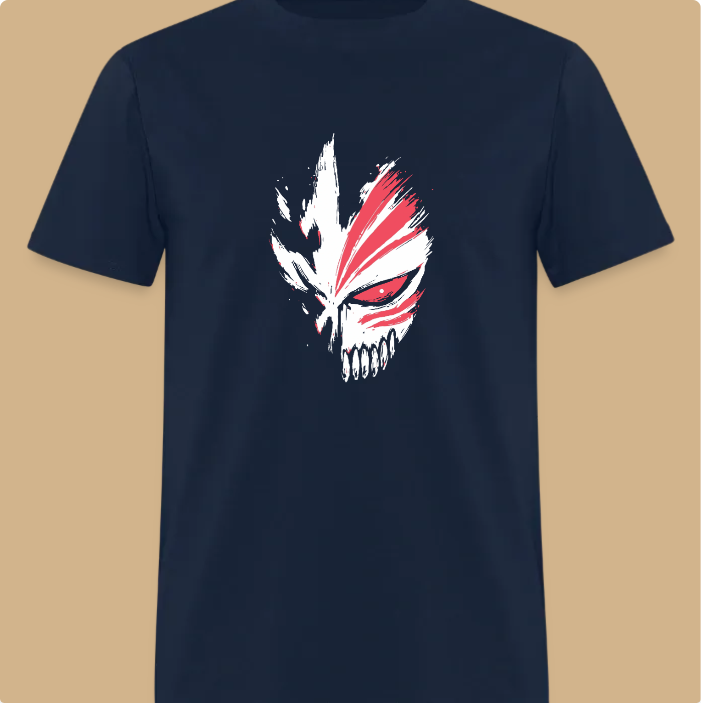 Hollow Mask Graphic T-Shirt