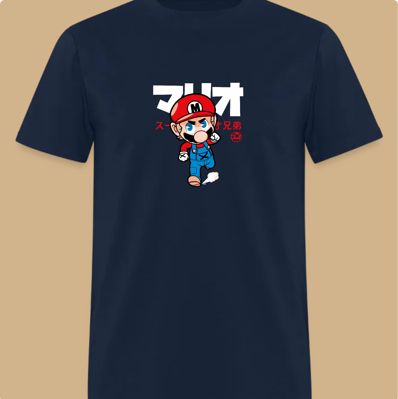 Mario Japanese Graphic T-Shirt