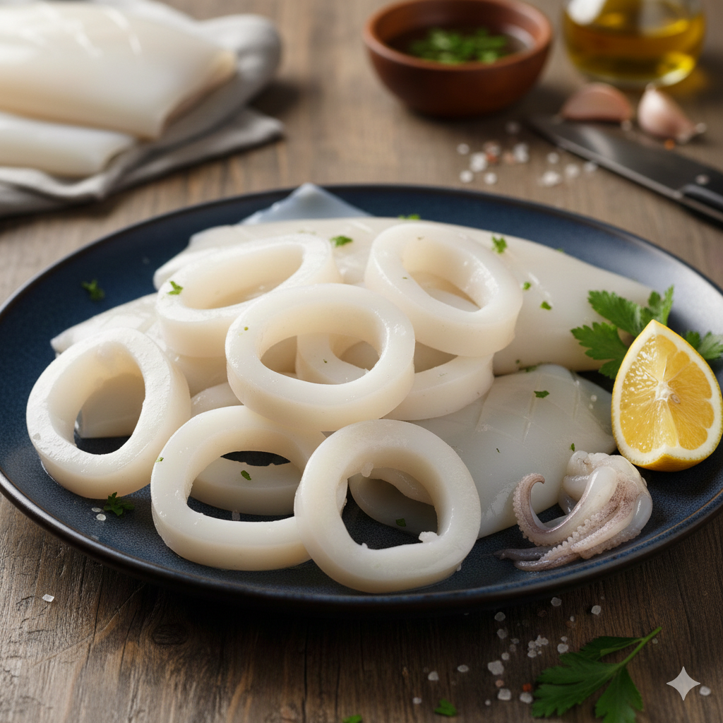 Fresh Squid Fillets
