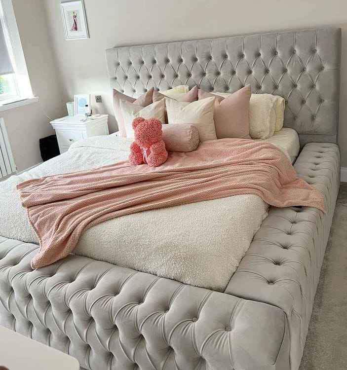 Luxury Ambassador tufted bed frame