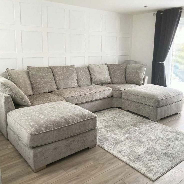 U Shape High Back  Sofa