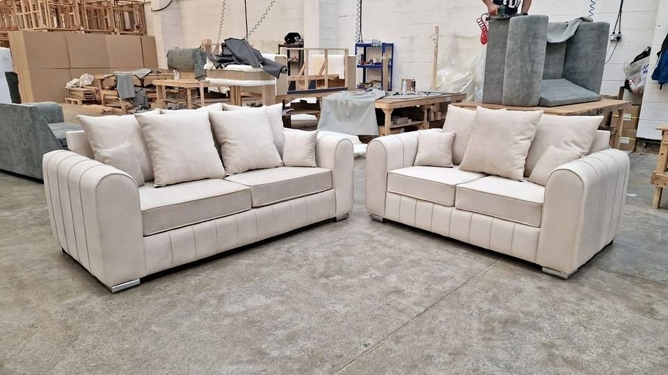 Lilly Corner And 2+3 Seater Sofa Set