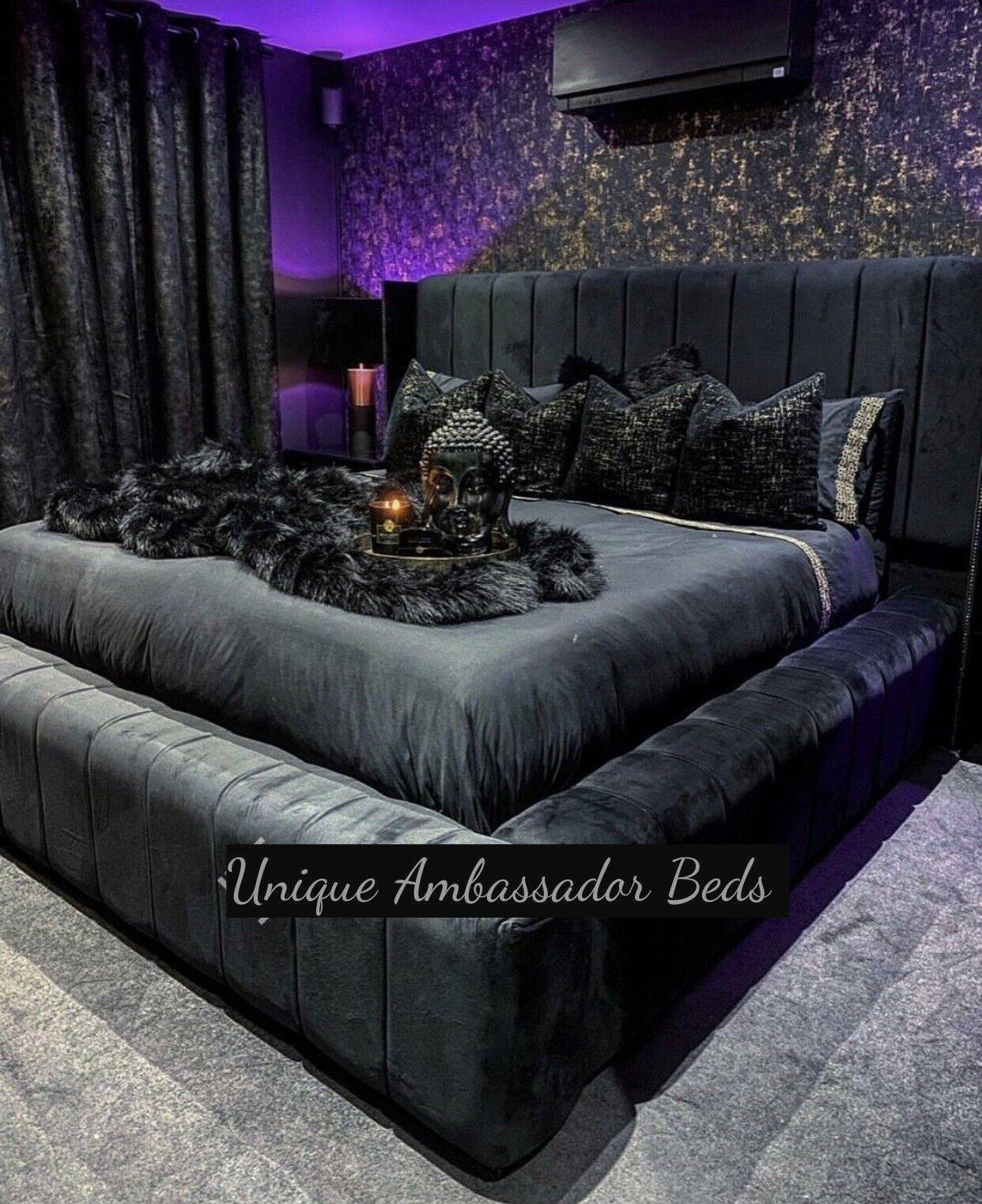 Luxury Ambassador tufted bed frame