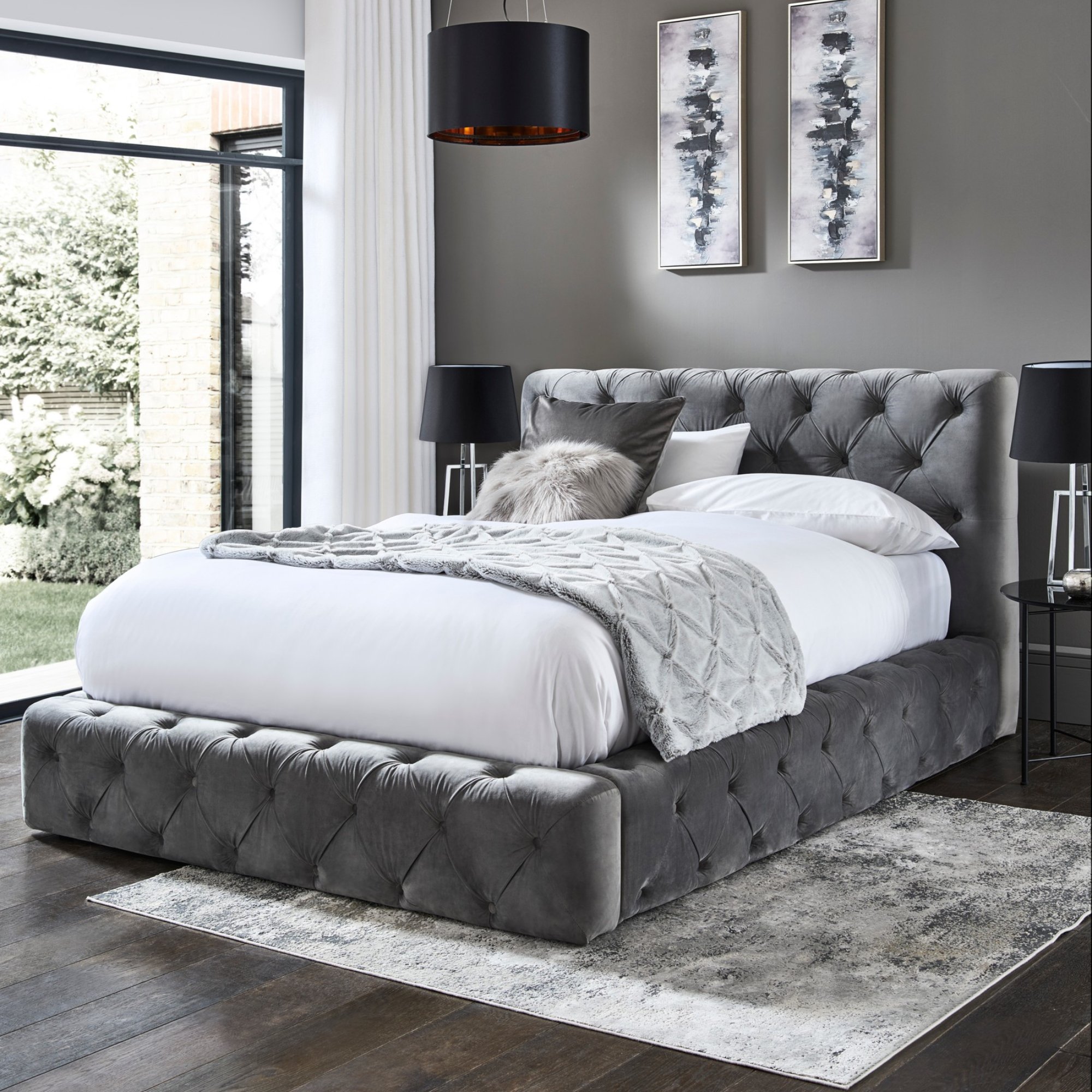 Luxury Ambassador tufted bed frame
