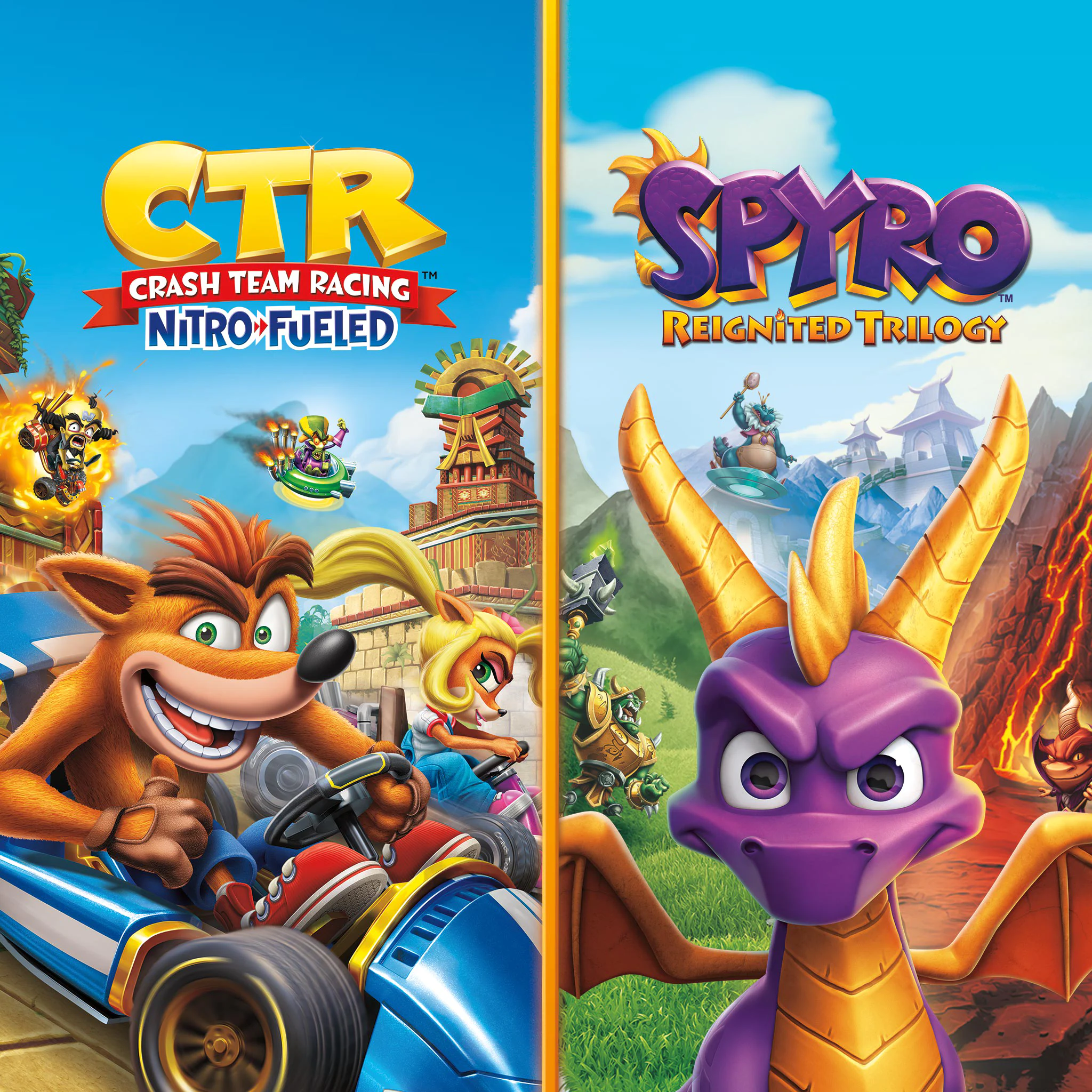 Crash Team Racing + Spyro Reignited Trilogy Bundle