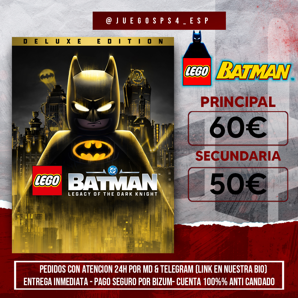 LEGO Batman: El Legado del Caballero Oscuro Deluxe y Estandar