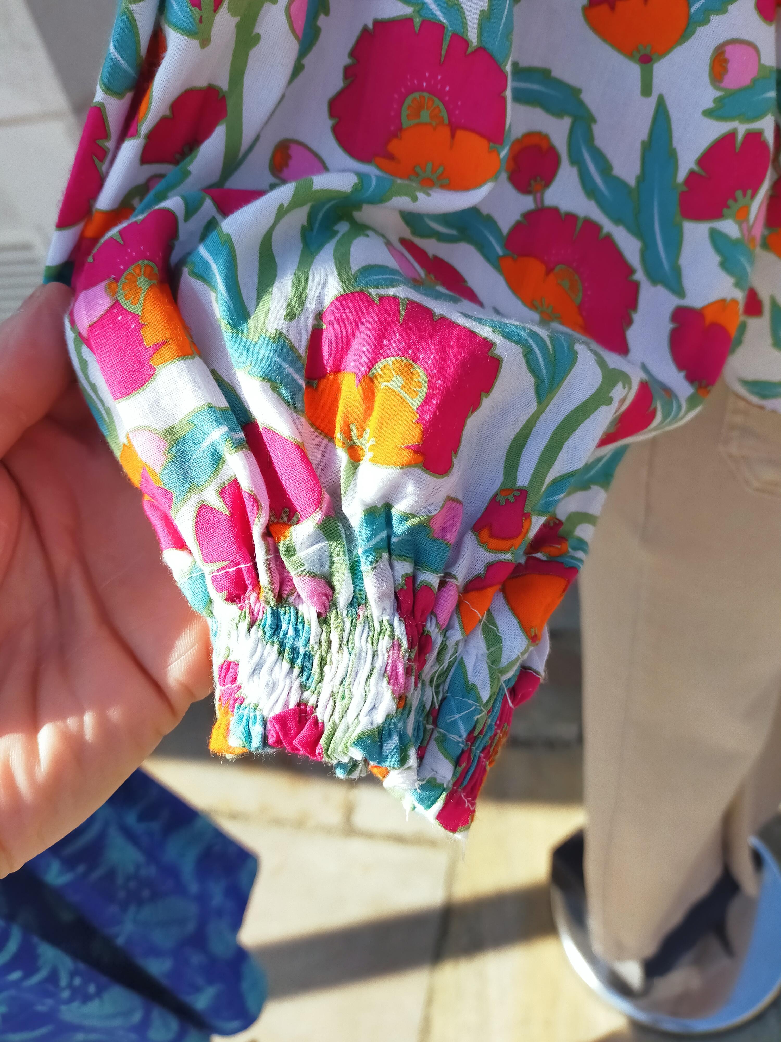 Tunique fleurie d'été