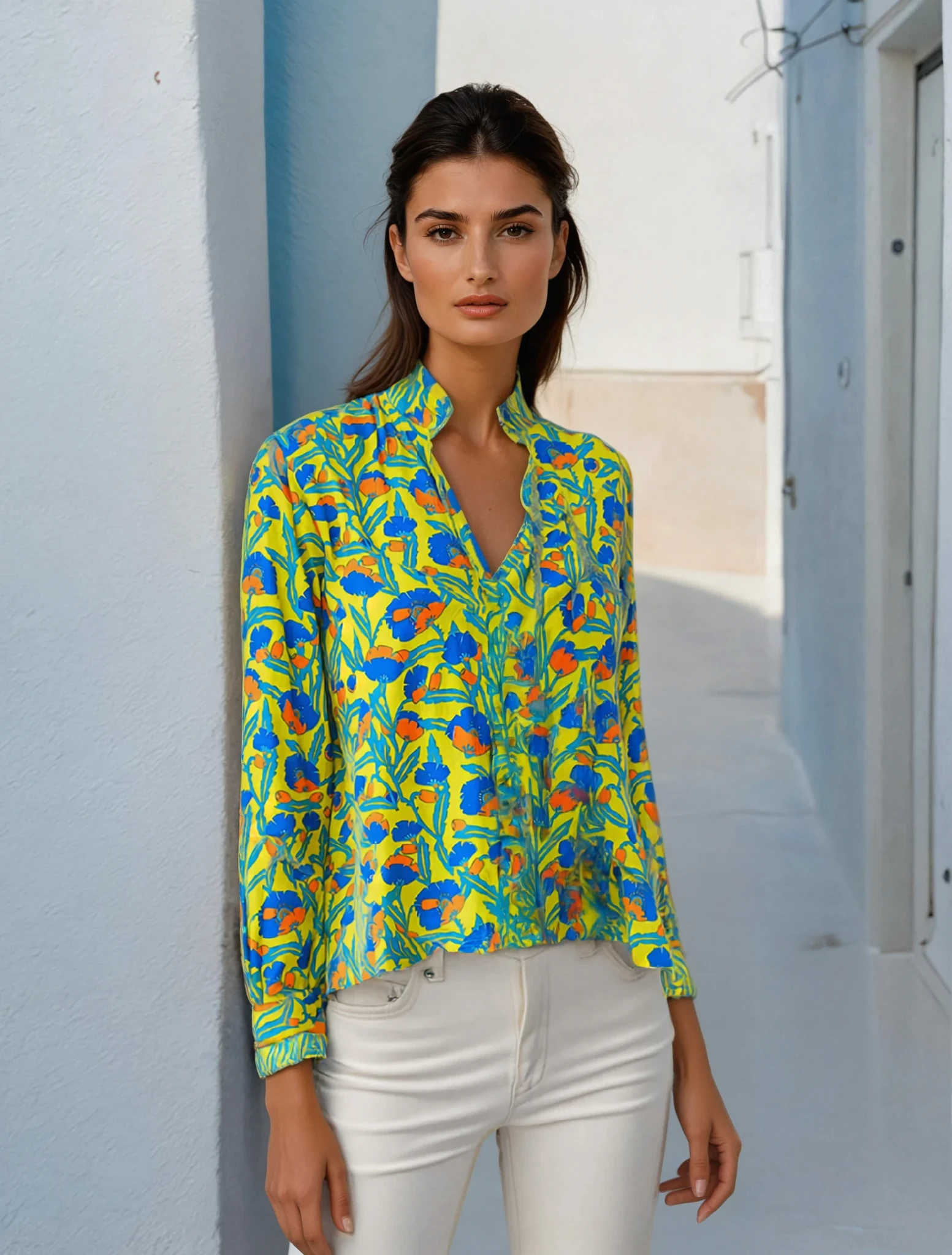 Tunique imprimée colorée