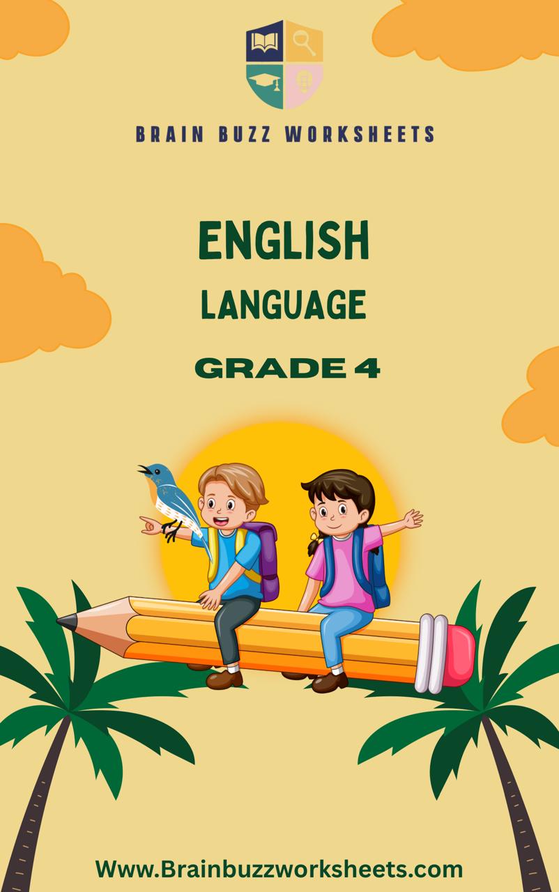 Brain Buzz English Language Worksheets Grade 4