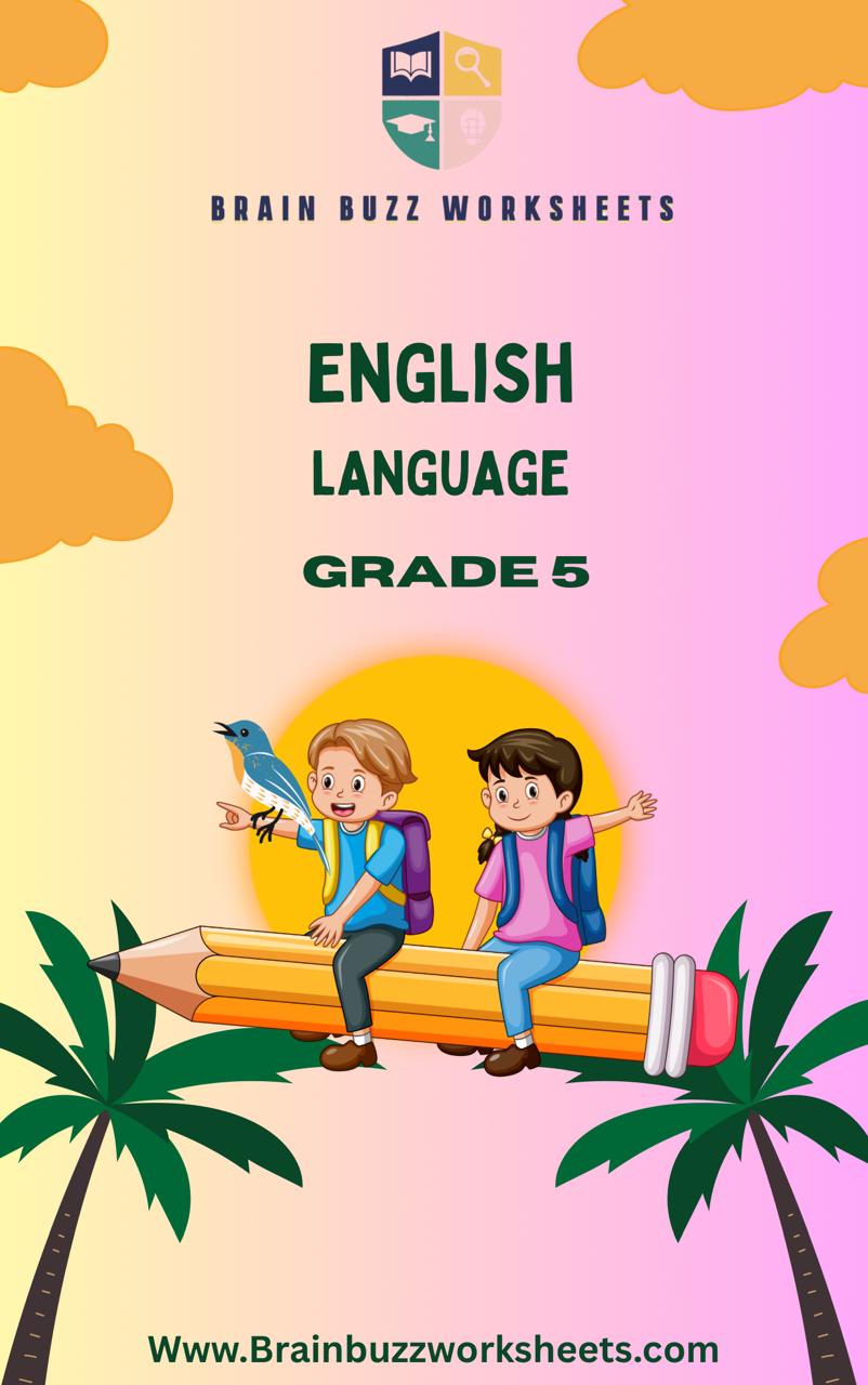 English Language Worksheet - Grade 5