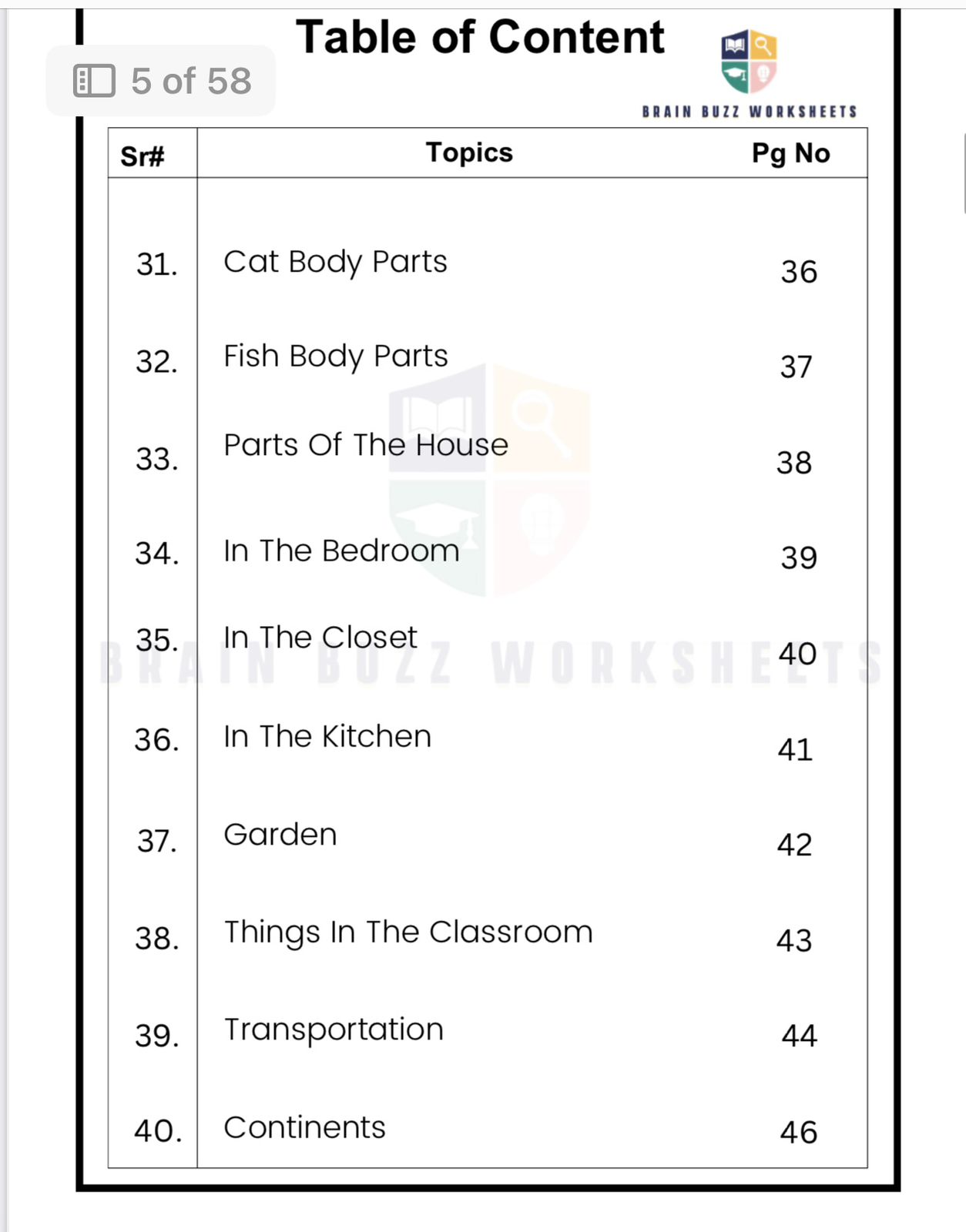 General Knowledge Workbook