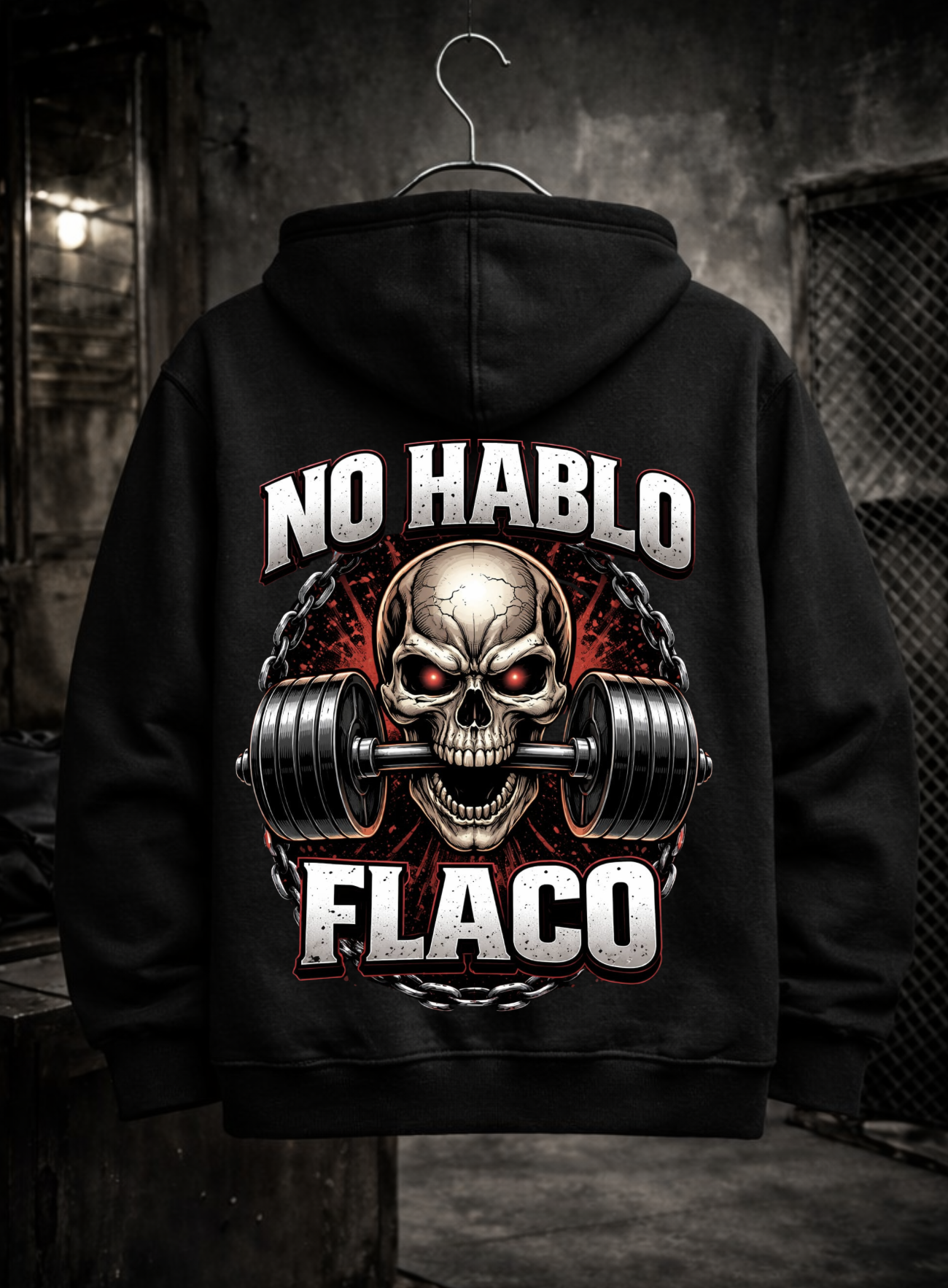 NO HABLO FLACO · Sudadera unisex