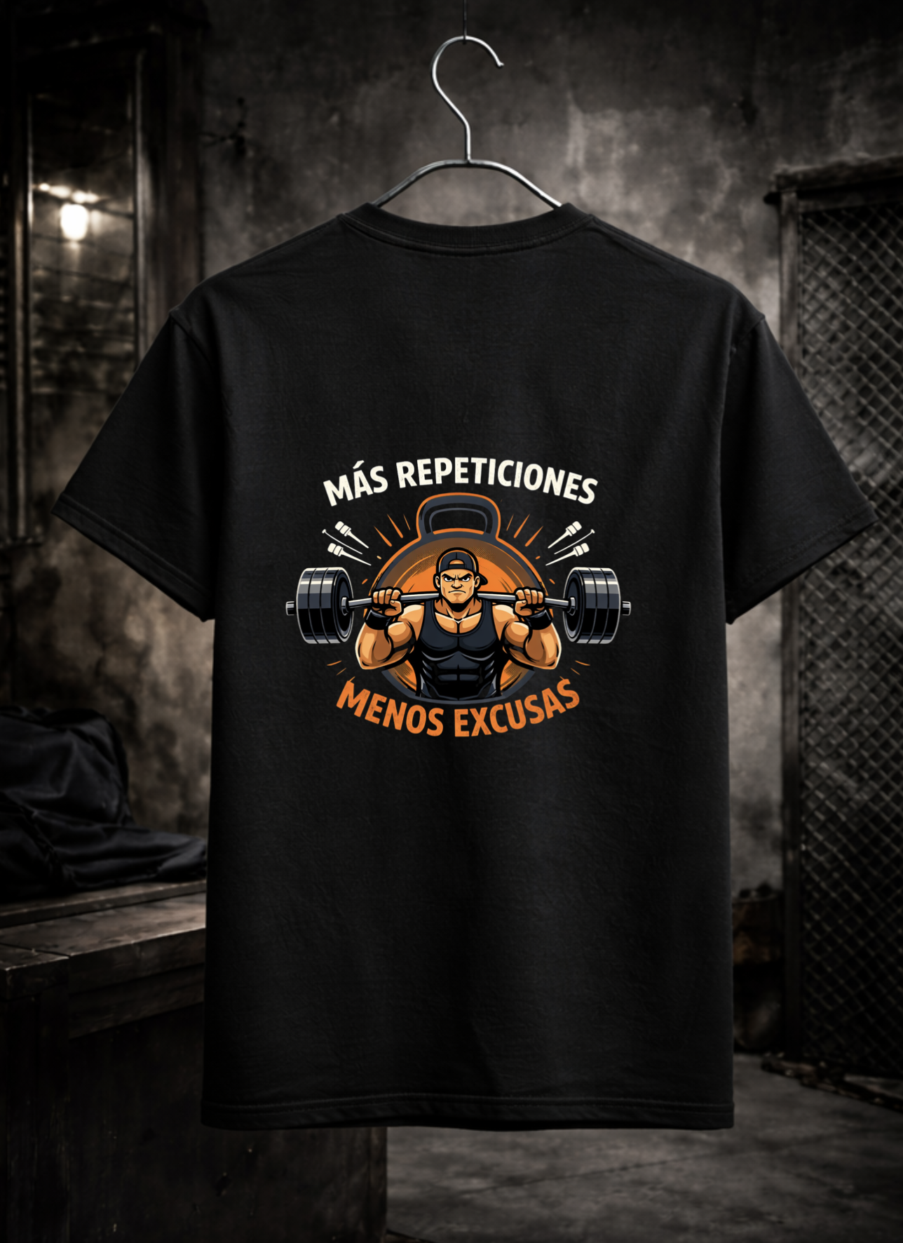 MENOS EXCUSAS · Camiseta algodón hombre