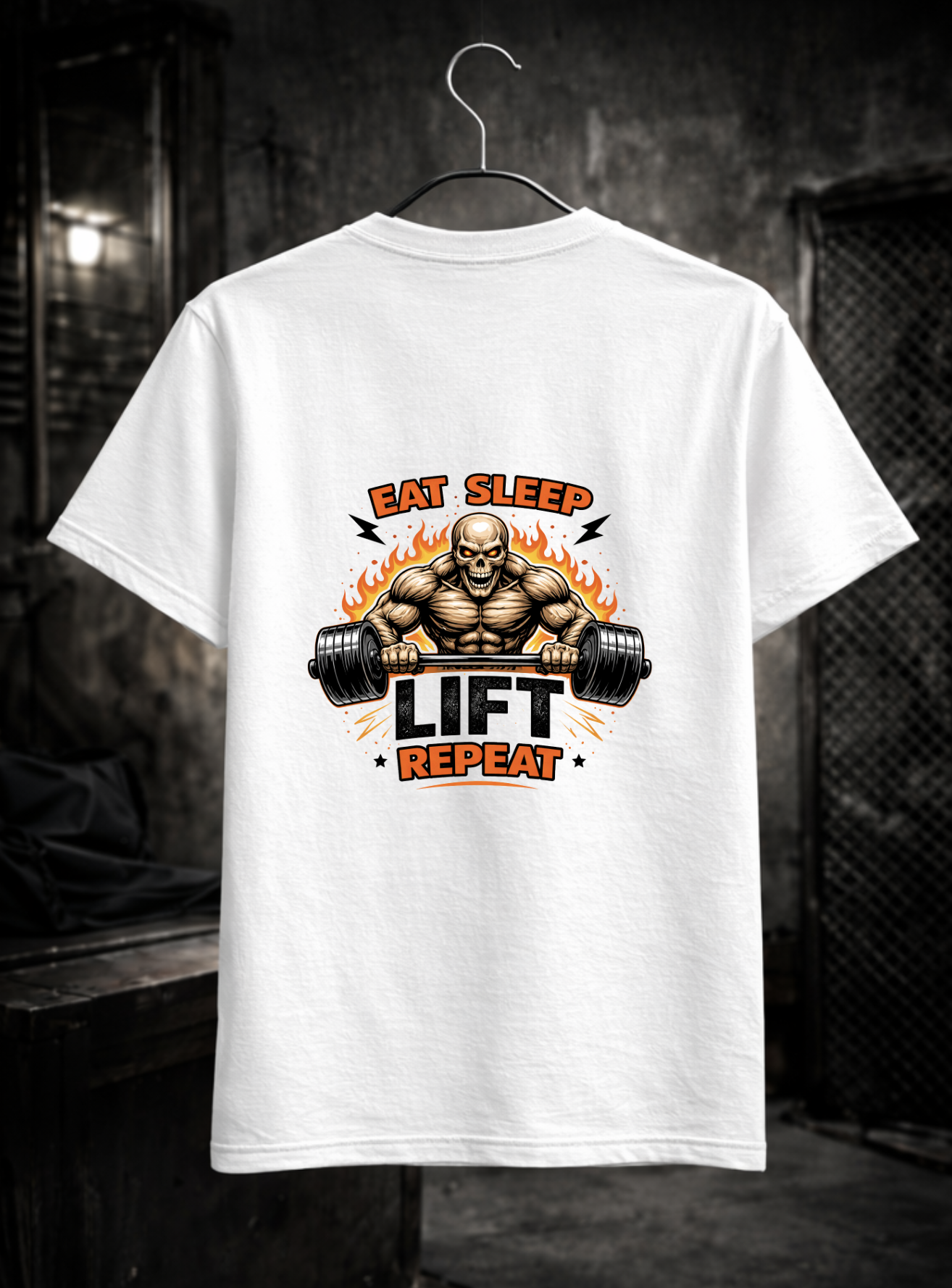 LIFT REPEAT · Camiseta algodón hombre