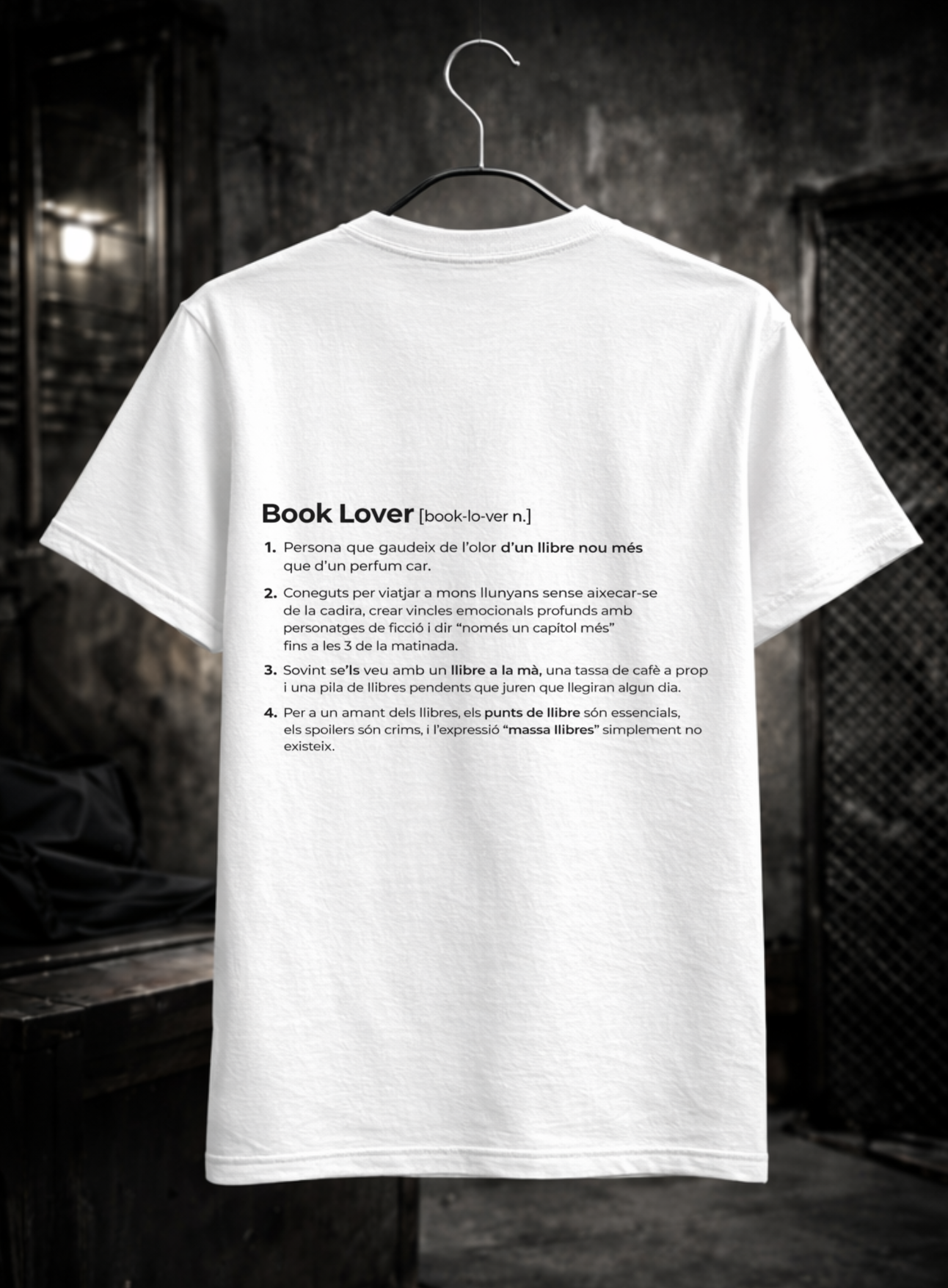 BOOK LOVER · Camiseta algodón unisex
