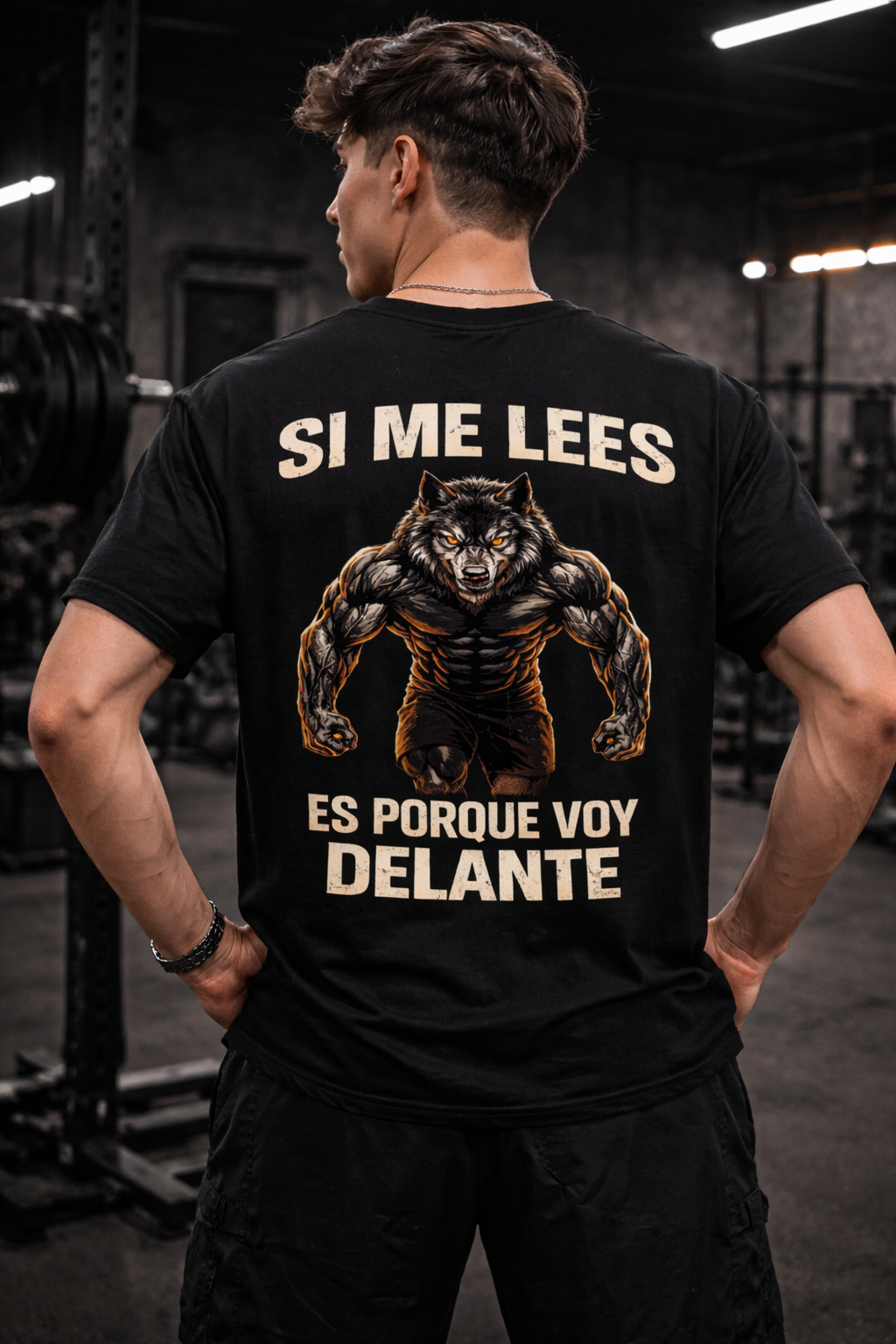 GYM WOLF · Camiseta algodón unisex