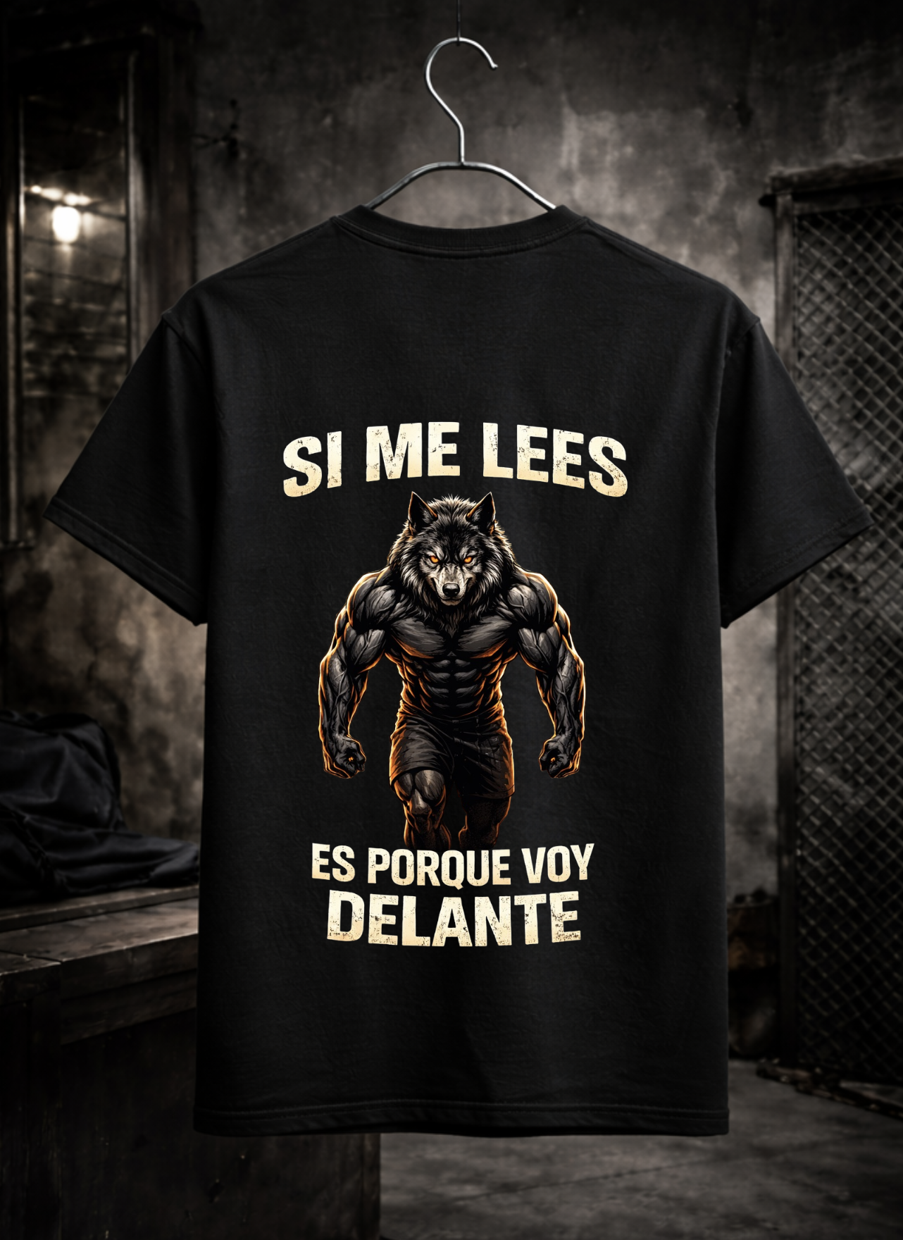 GYM WOLF · Camiseta algodón unisex