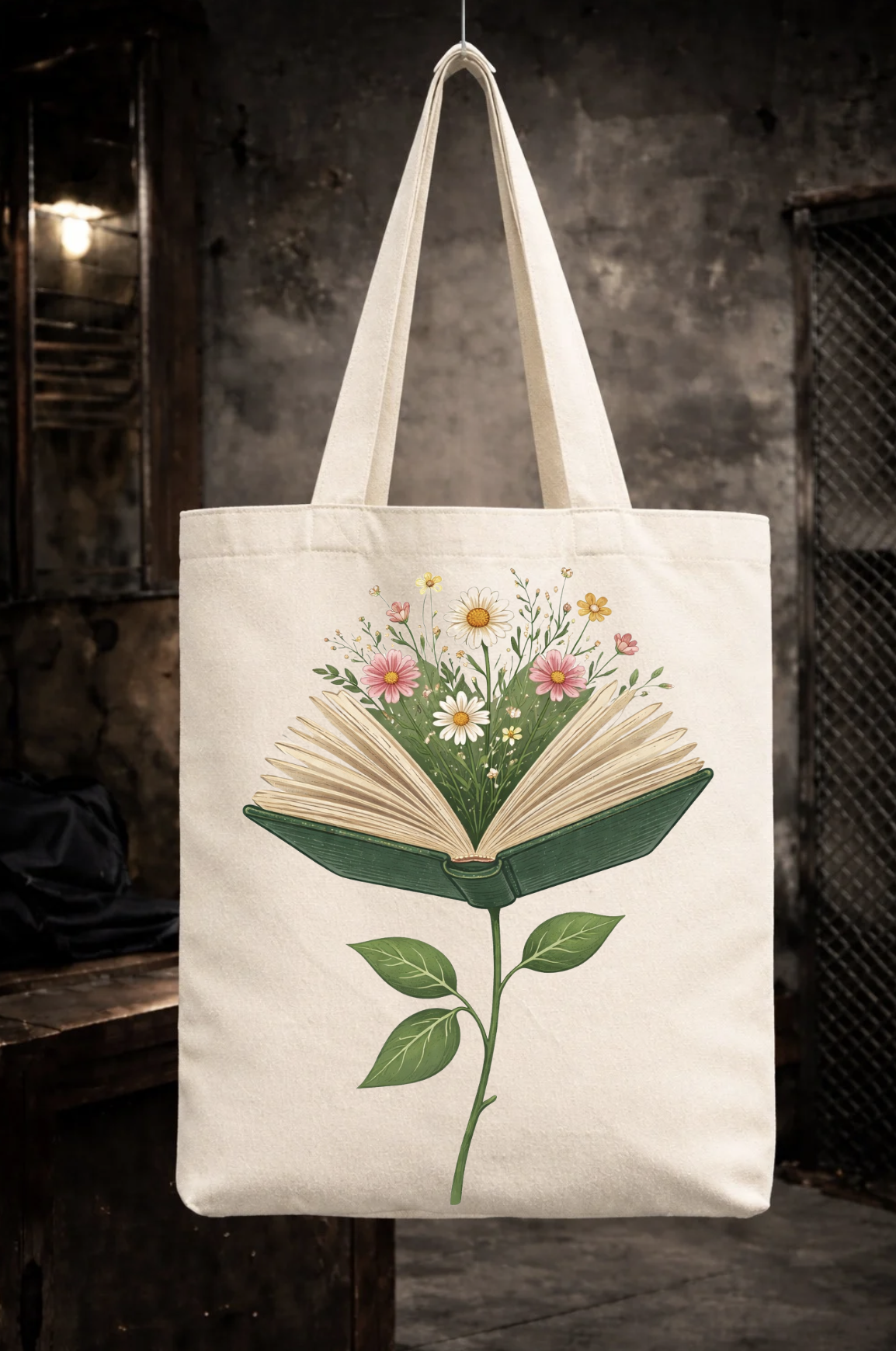 FLOWERS · TOTE BAG