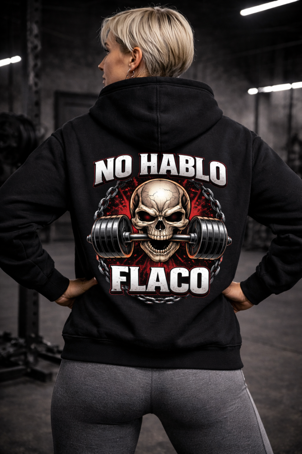 NO HABLO FLACO · Sudadera unisex