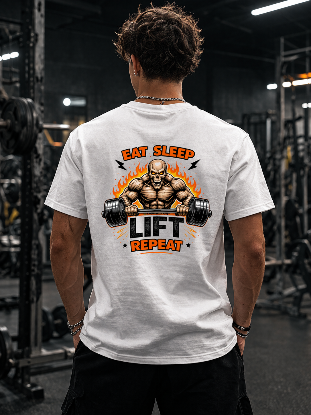 LIFT REPEAT · Camiseta algodón hombre