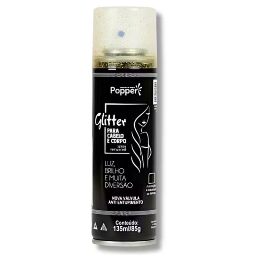 Spray Glitter para Cabelo e Corpo