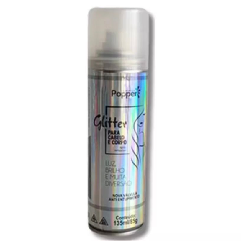 Spray Glitter para Cabelo e Corpo
