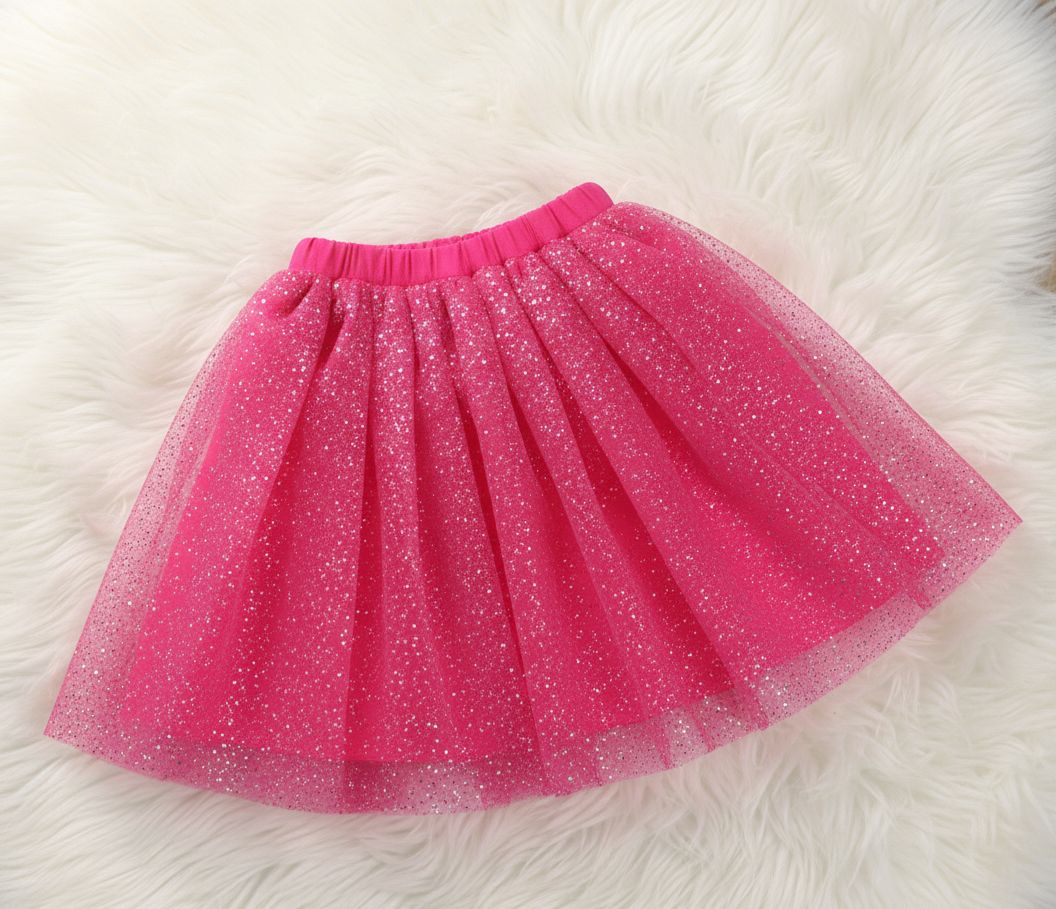 Saia Tule com glitter