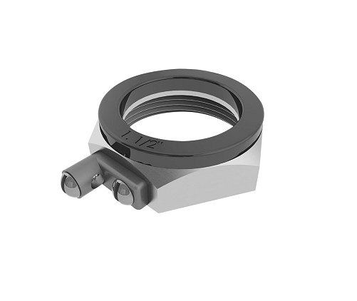 Bucha de fixação para eletroduto fabricado em alumínio, ferro ou aço.