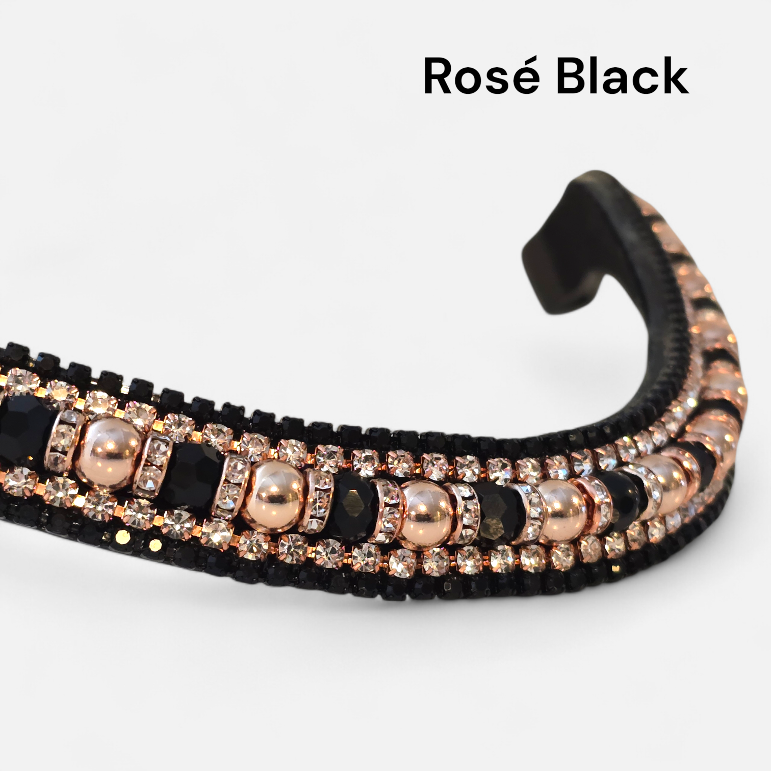 Frontriem 'Rose Black'