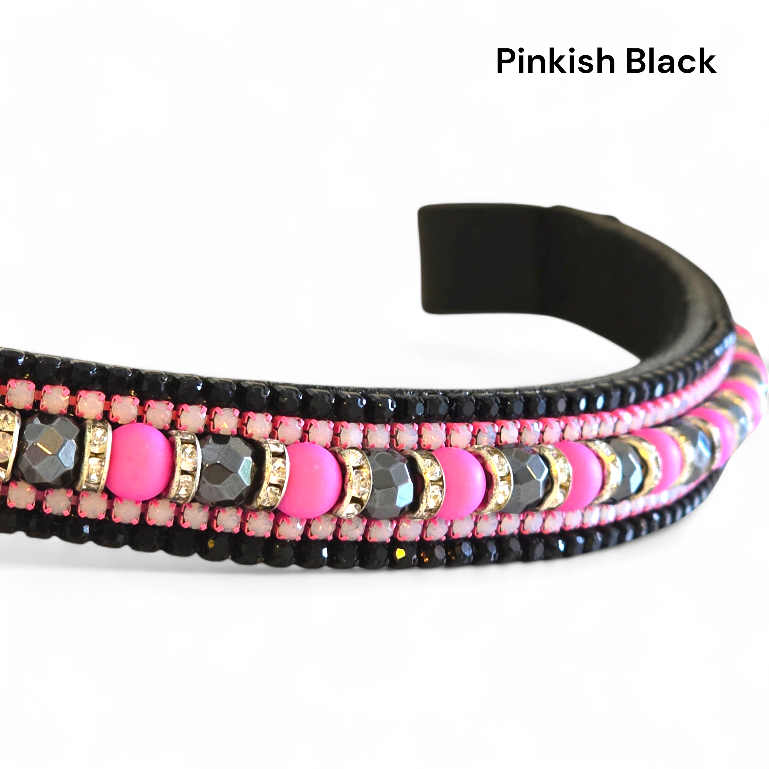 Frontriem 'Pinkish Black'