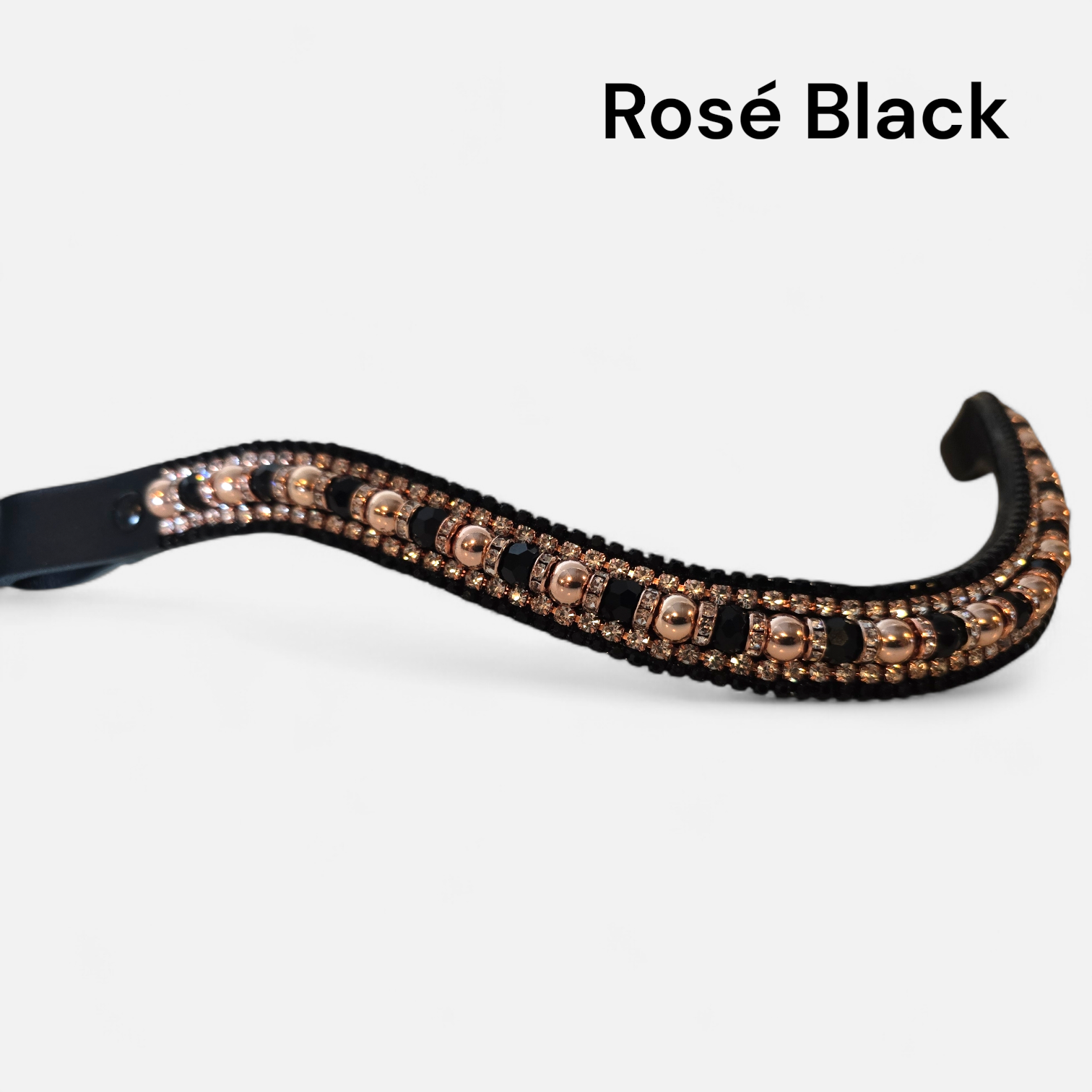 Frontriem 'Rose Black'
