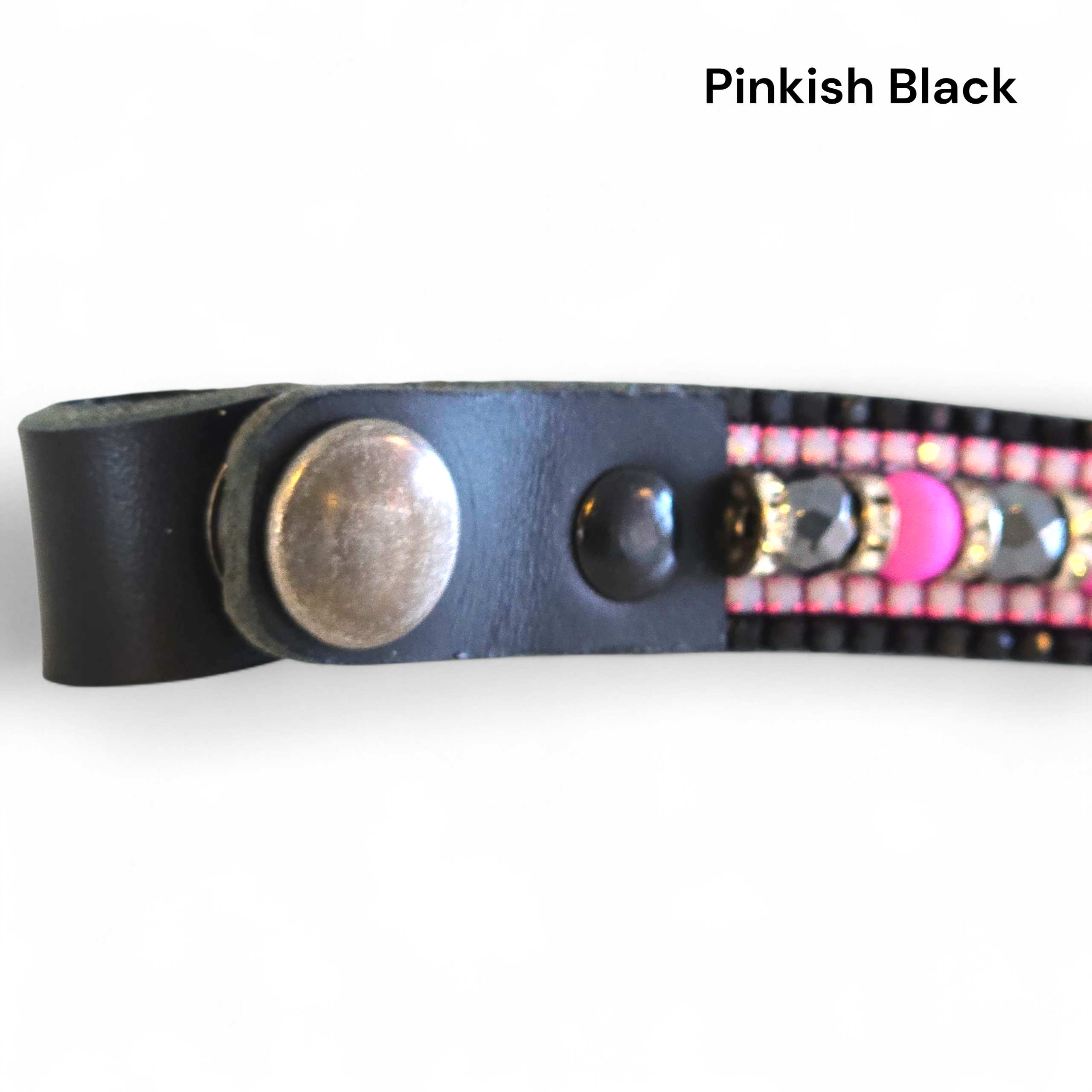 Frontriem 'Pinkish Black'