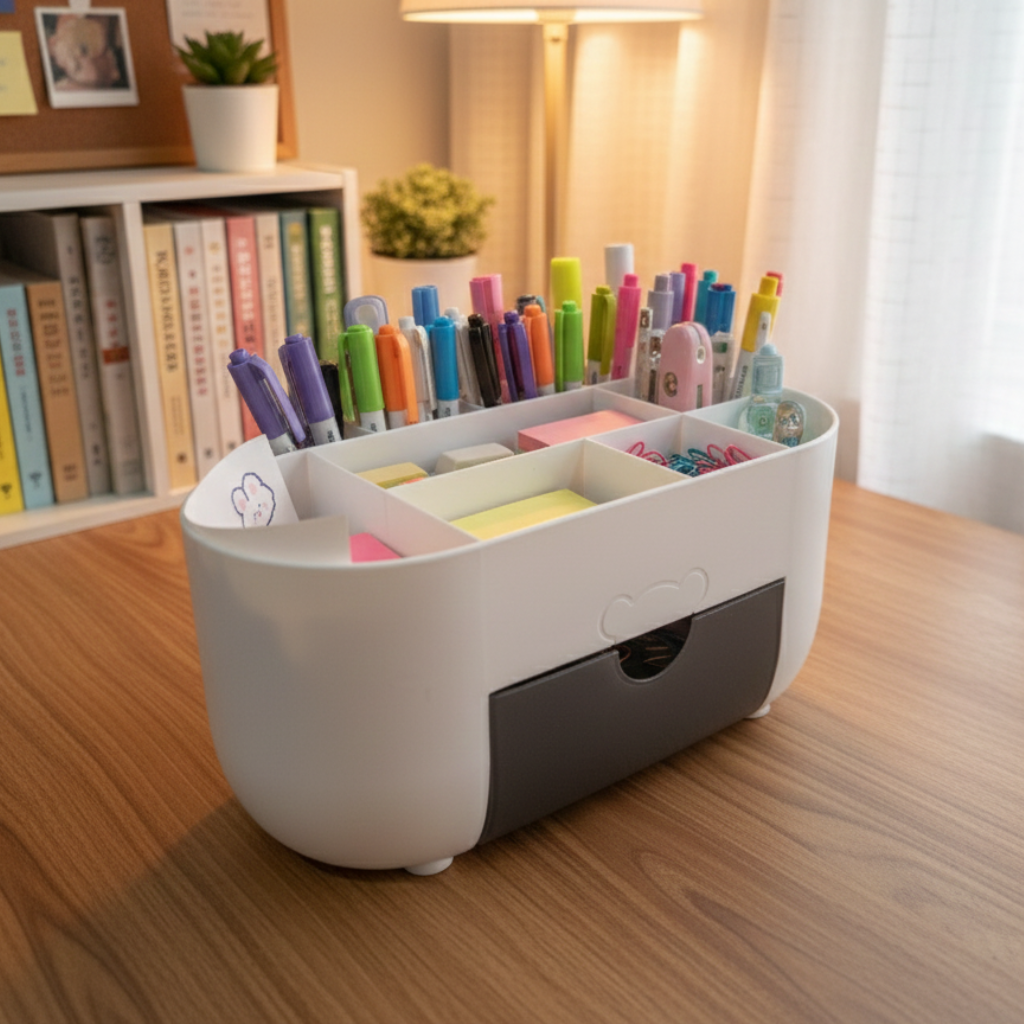 Desk Organizer with Drawer