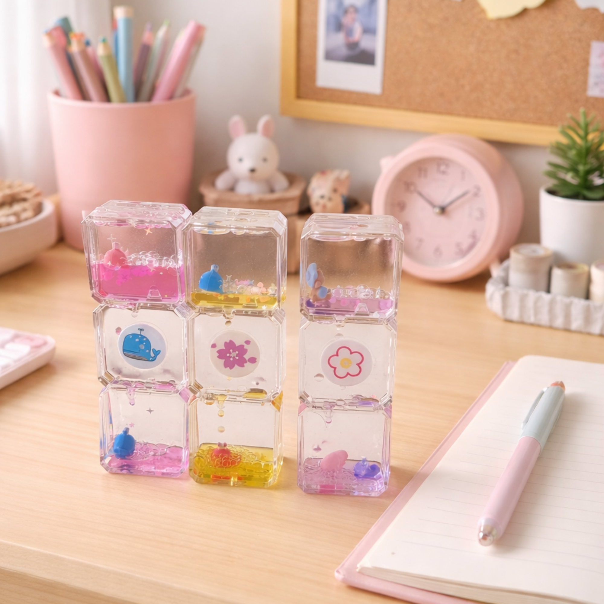 Acrylic Space Liquid Motion Decor