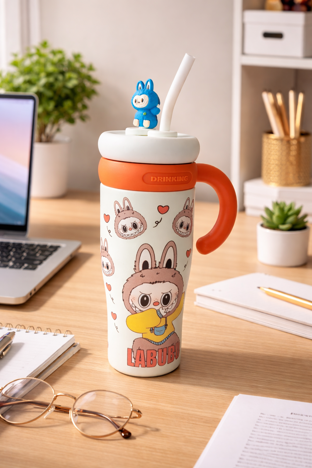 Labubu Cartoon Sipper
