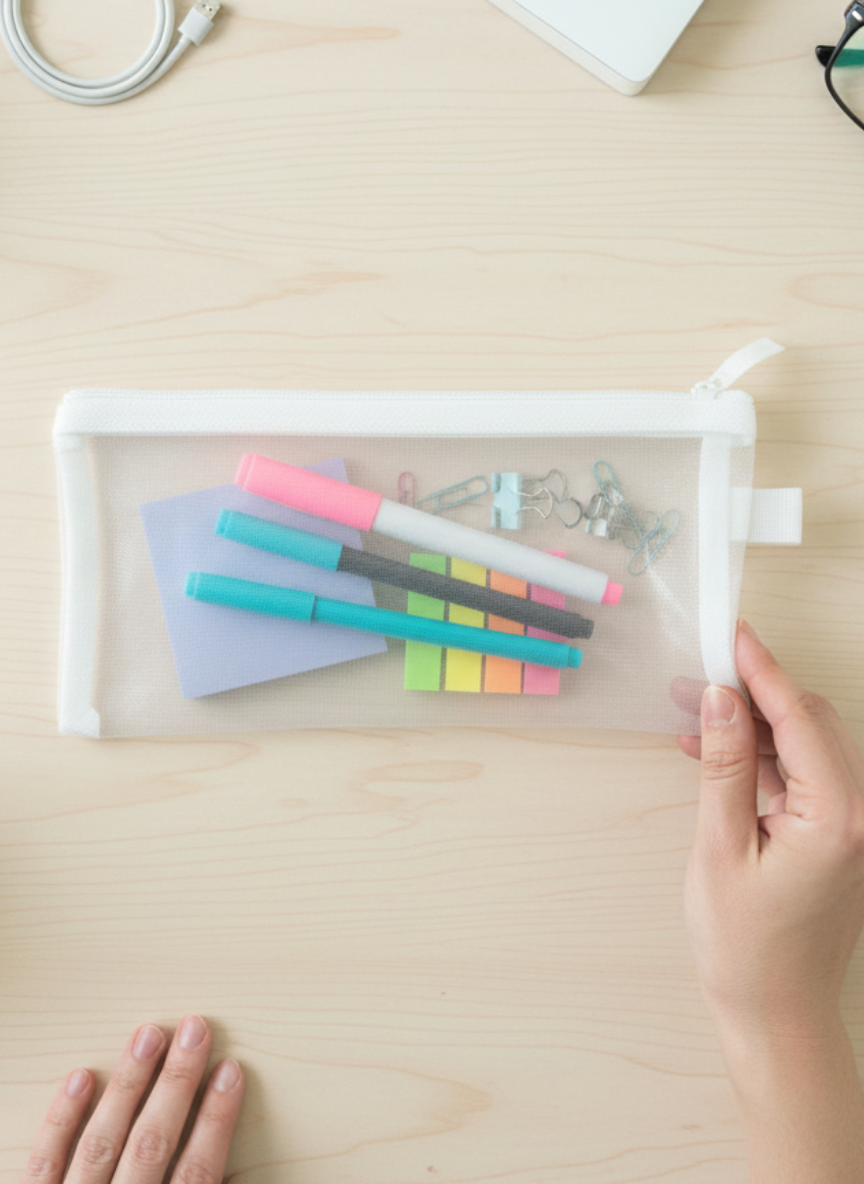 See-Through, Sorted & Simple Pouch