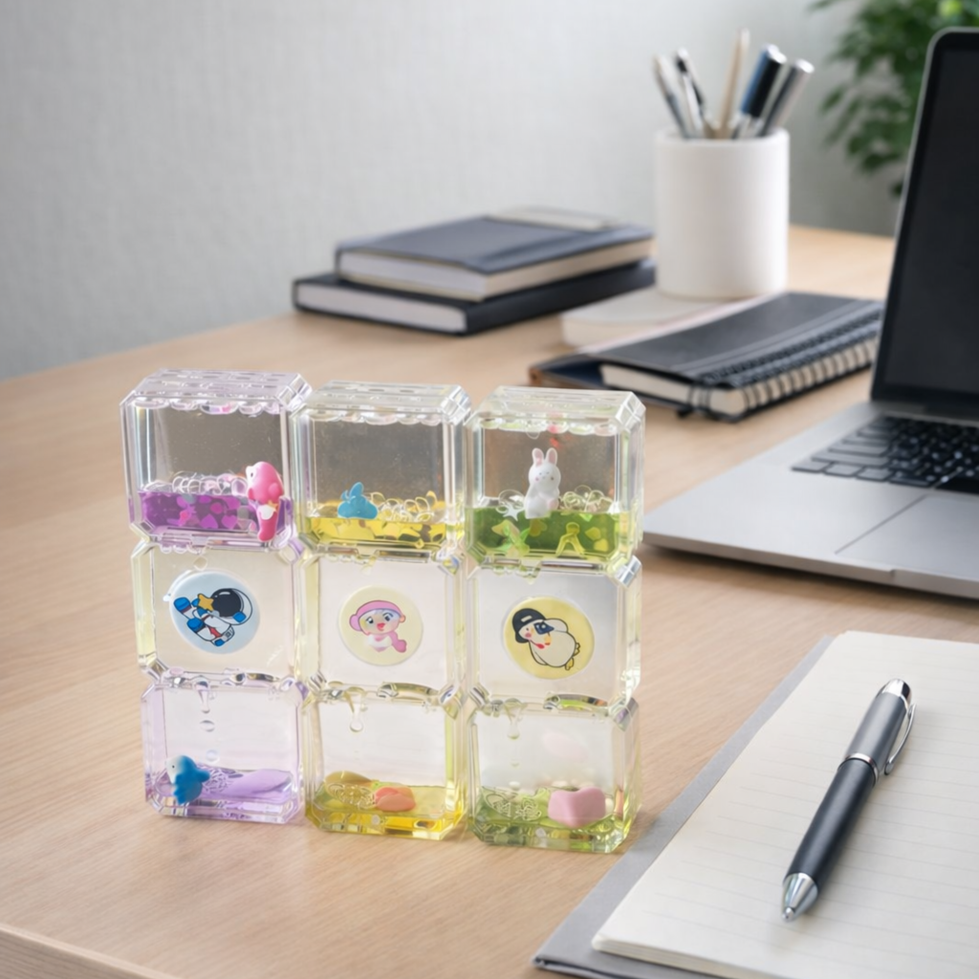 Acrylic Space Liquid Motion Decor