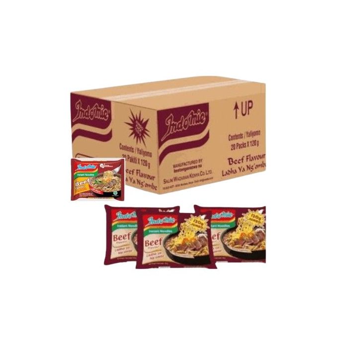 Indomie Saveur Bœuf 70 g - 40 pièces (carton)