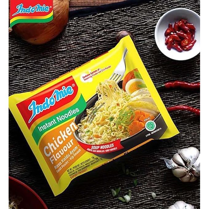 Nouilles Indomie saveur poulet 70 g - 40 pièces (carton)