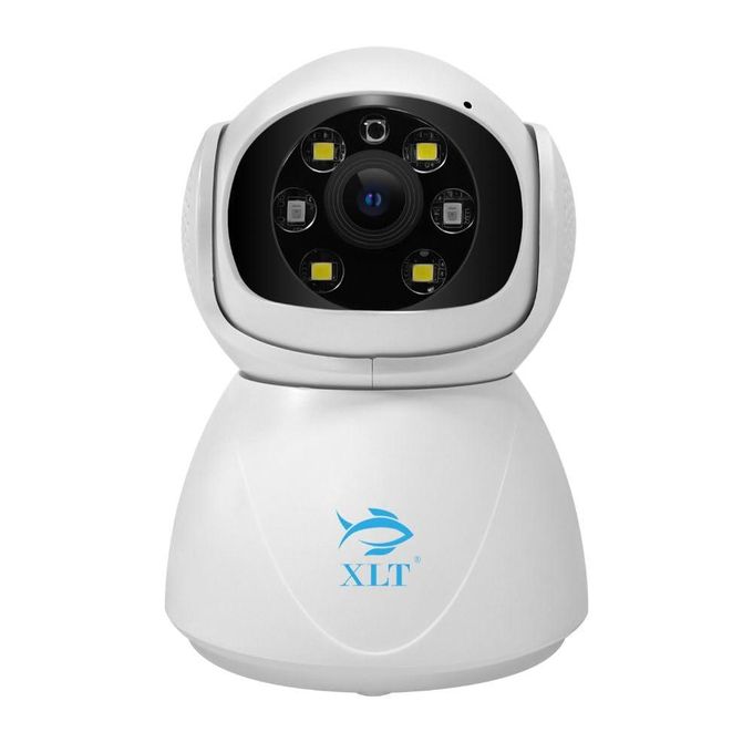 Partagez ce produit    Caméra de sécurité intérieure XLT WiFi pour la maison, surveillance bébé et animaux domestiques avec suivi de mouvement intelligent, excellente qualité d'image, vision nocturne et audio bidirectionnel.